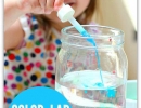 Colour mixing experiment | 10 Fun Things To Do With Your Dad - Tinyme Blog