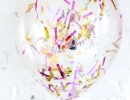 Brilliant confetti balloons! | 10 Funtastic Balloon DIYs - Tinyme Blog
