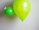 Fun cactus balloons! | 10 Funtastic Balloon DIYs - Tinyme Blog