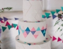 Geometric Heart Cake | 10 Geometric Cakes - Tinyme Blog