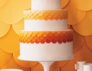 Orange Ombre Cake | 10 Geometric Cakes - Tinyme Blog