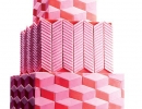 Pink Geometric Shapes | 10 Geometric Cakes - Tinyme Blog