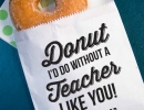 Adorable appreciation donut holder | 10 Gift Ideas for Teachers - Tinyme Blog
