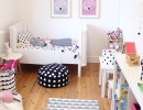 Lovely soft hues with cute patterns | 10 Gorgeous Girls Rooms - Tinyme Blog