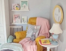 Dazzlingly beautiful corner bedroom seating area | 10 Gorgeous Girls Rooms Part 3 - Tinyme Blog