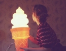 Ice cream cone lamps | 10 Illuminating Kids Lights - Tinyme Blog