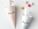 Sweet Easter rabbit treat cones | 10 Inspiring Easter Crafts - Tinyme Blog