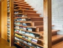Clever bookshelf stairs | - Tinyme Blog