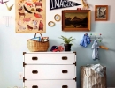 Vibrant and eclectic mix of wall art | 10 Kids Gallery Walls - Tinyme Blog