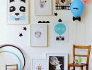 Whimsical wall art | 10 Kids Gallery Walls - Tinyme Blog