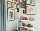 Mixed-media gallery wall | 10 Kids Gallery Walls - Tinyme Blog