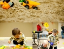 Adorable Construction birthday sandbox | 10 Kids Party Activities - Tinyme Blog