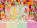 Pretty Pastel Popsicle Party | 10 Kids Party Settings - Tinyme Blog