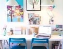 Fun and girly workspace | 10 Kids Study Nooks - Tinyme Blog