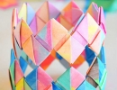 Cool folded paper bracelet for kids | 10 Kids Summer Activities + Crafts - Tinyme Blog