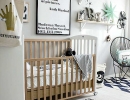 Room filled with lovely neutral color palette | 10 Light & Bright Nurseries - Tinyme Blog