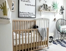 Room filled with lovely neutral color palette | 10 Light & Bright Nurseries - Tinyme Blog