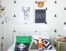 Gorgeous neutral bedroom with adorable throw pillows | 10 Lovely Little Boys Rooms Part 3 - Tinyme Blog