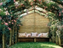 Wild rose wrapped pergola | 10 Lovely Little Boys Rooms Part 5 - Tinyme Blog