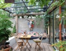 Beautiful Wood Deck with Glass Roof and Greenery | 10 Lovely Little Boys Rooms Part 5 - Tinyme Blog