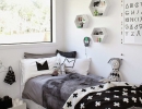 Gorgeous bedding and accessories | 10 Monochrome Kids Rooms - Tinyme Blog