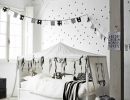 Beautiful Scandi-style bedroom | 10 Monochrome Kids Rooms - Tinyme Blog