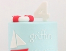 Nautical Birthday Cake | 10 Nautical Cakes - Tinyme Blog