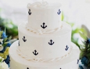 Nautical Wedding Cake | 10 Nautical Cakes - Tinyme Blog