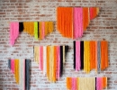 Beautiful handmade vintage-style yarn banner | 10 New Years Party Ideas - Tinyme Blog