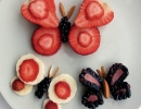 Strawberry & Almond Butterflies | 10 Nutritious Party Snacks - Tinyme Blog