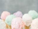 Serve up delicious ice cream in a variety of colors and flavors | 10 Pastel Party Ideas - Tinyme Blog