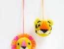 2. Amazing DIY animal face pom poms by Mr Printables