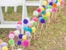 7. Chic wedding aisle décor by EC's Love Invites