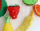 Tutti frutti piñatas | 10 Playful Piñatas - Tinyme Blog