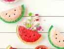 DIY watermelon piñatas | 10 Playful Piñatas - Tinyme Blog