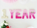 Pretty stinkin’ cute piñata letters | 10 Playful Piñatas - Tinyme Blog