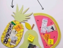 DIY fruit bulletin board | 10 Playful Pineapple DIY's - Tinyme Blog