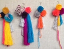 Pom Pom tassles | 10 Pom Pom Crafts - Tinyme Blog