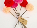 Gorgeous bunch of pom poms | 10 Pom Pom Crafts - Tinyme Blog