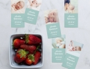 Personalised photo magnets | 10 Precious Baby Announcements - Tinyme Blog