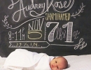 Chalk it up! | 10 Precious Baby Announcements - Tinyme Blog