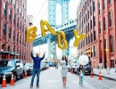 Too cute baby golden balloons | 10 Pregnancy Announcement Photo Ideas - Tinyme Blog