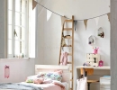 Lovely matching of color and textiles | 10 Pretty Pastel Girls Rooms - Tinyme Blog