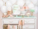 Dessert display backdrops | 10 Pretty Princess Parties - Tinyme Blog