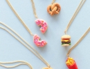 DIY Foodie Friendship Necklaces | 10 Pretzel DIY's - Tinyme Blog