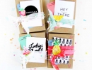 Lovely watercolours! | 10 Quirky Christmas Wrappings - Tinyme Blog