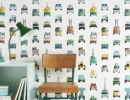 Clever work vehicles wallpaper | 10 Quirky Wallpaper Designs - Tinyme Blog