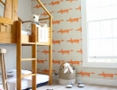 Gorgeous wallpaper with splash of colour and fox! | 10 Quirky Wallpaper Designs - Tinyme Blog