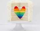 Heart Cake | 10 Rainbow Cakes - Tinyme Blog