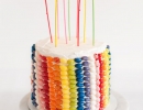 Jelly Bean Layer Cake | 10 Rainbow Cakes - Tinyme Blog